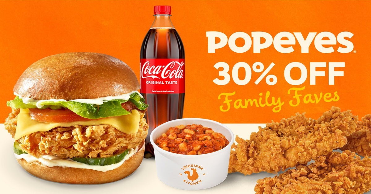 Popeyes Louisiana Chicken - Greenwich delivery from New Charlton ...
