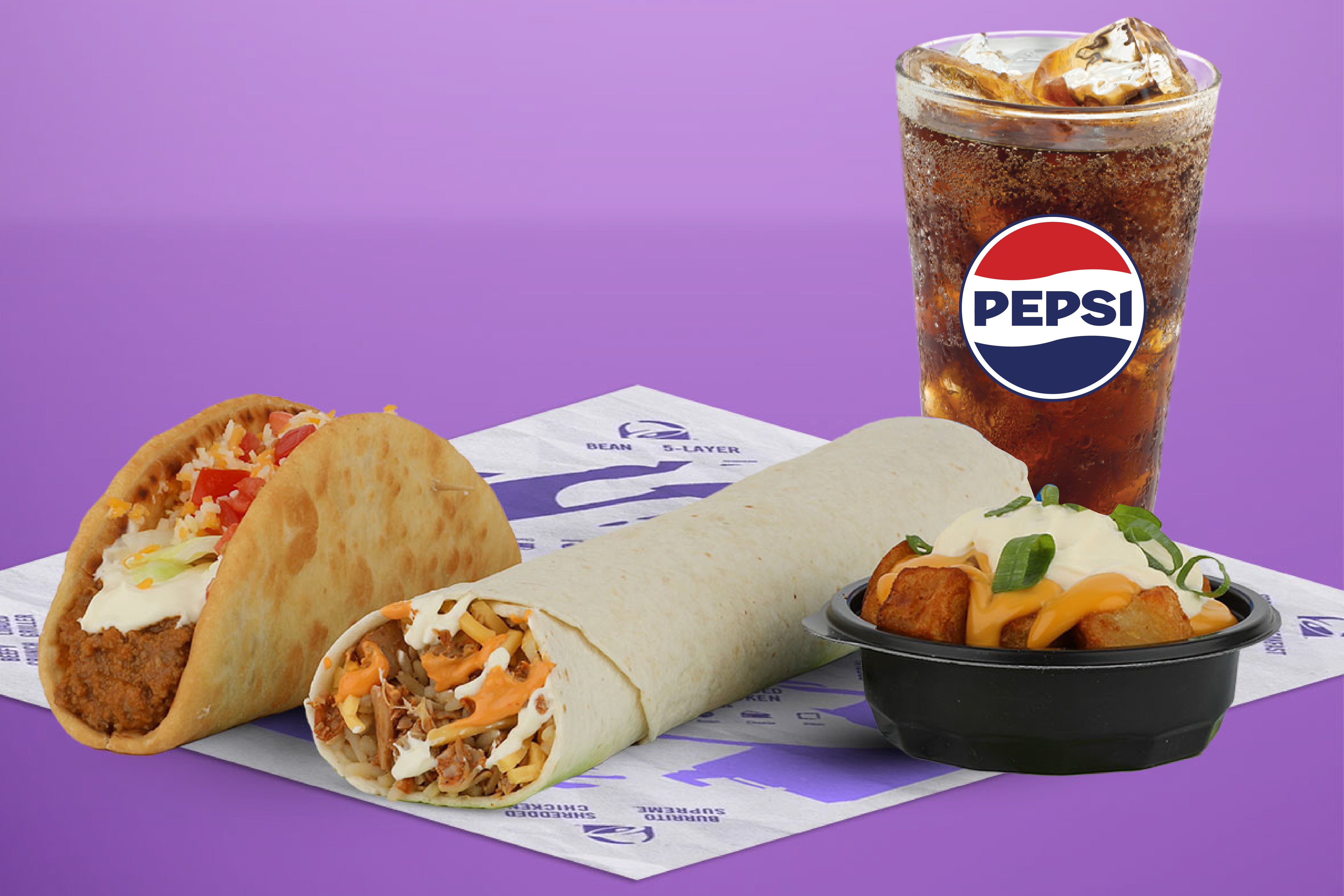 Volcano Burrito Meal