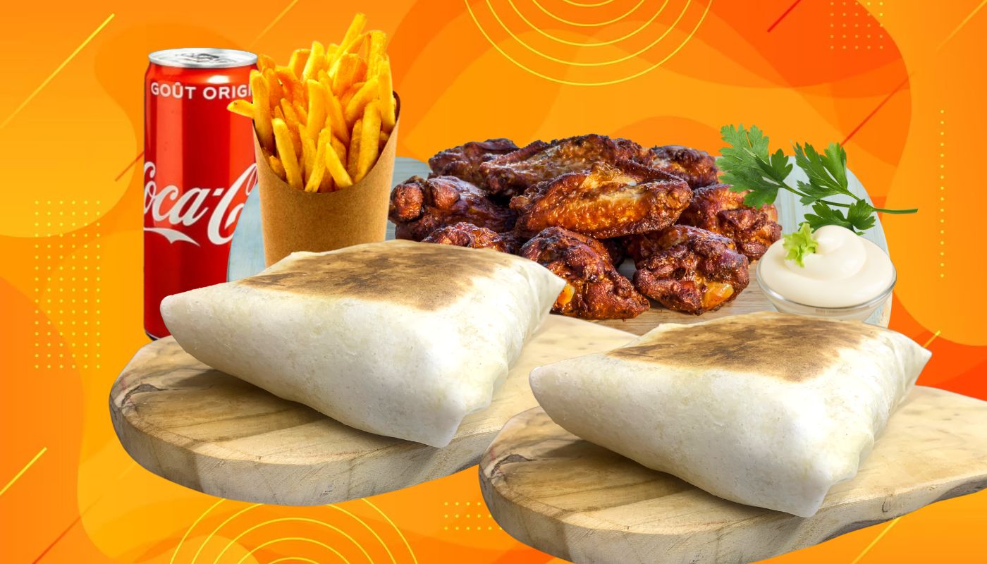 🔥 Formule Duo 🧑🏼‍🤝‍🧑🏼 🍗🍗🌮🌮🍟🍟🥤🥤