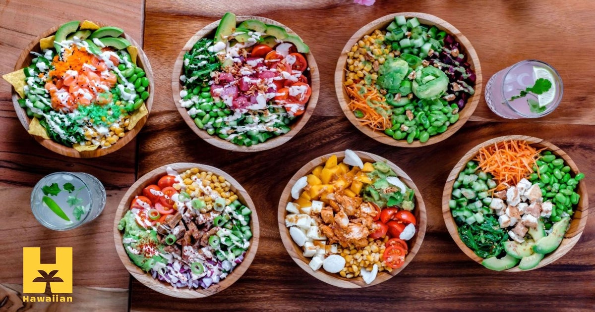 Hawaiian Poké Bowl delivery from Roeselare Center - Order with Deliveroo