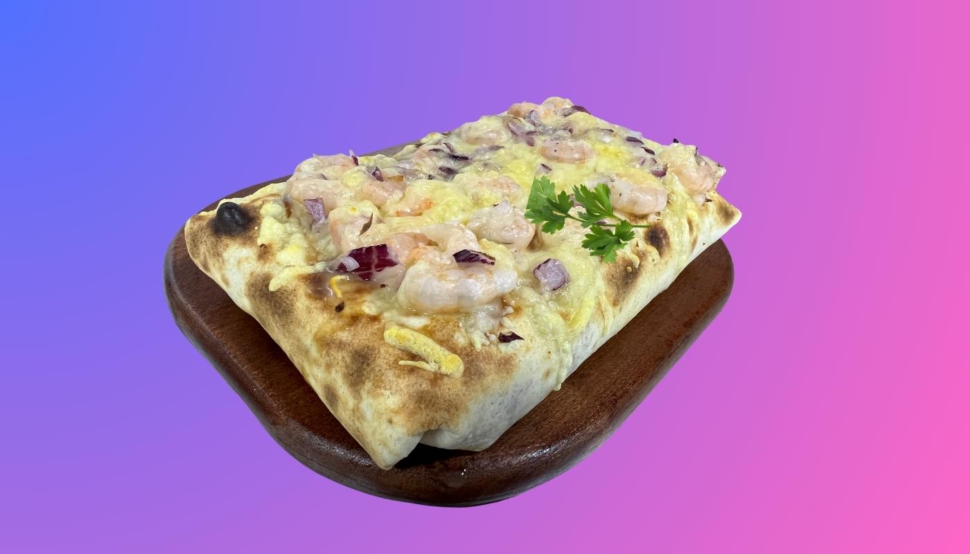 Tacos gratiné aux emmentals et crevettes🧀�