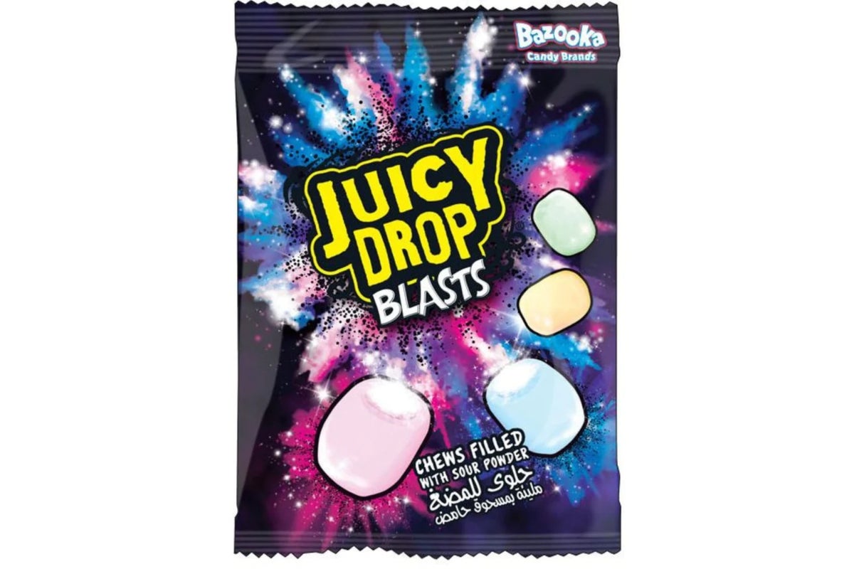 Bazooka Juicy Drop Blasts Chews, 45g