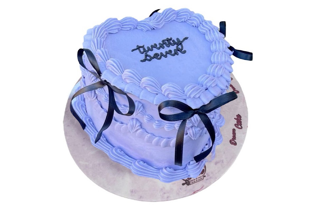 Purple Heart cake
