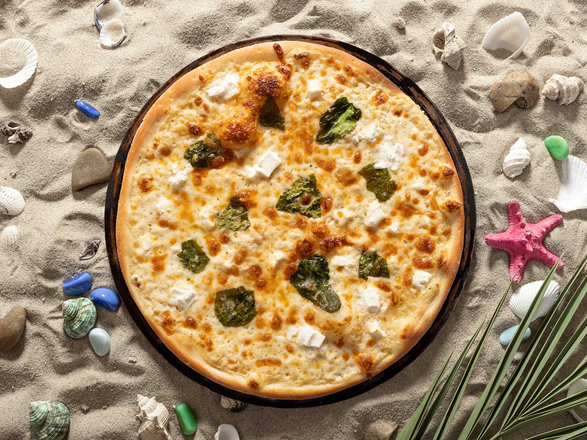 Spinach & 3 Cheese Pizza