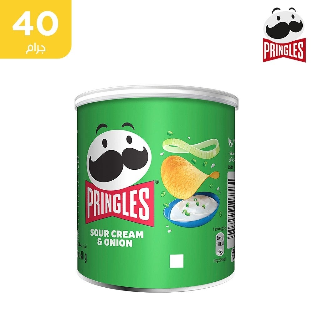 Pringles Sour Cream & Onion Potato Chips 40 g