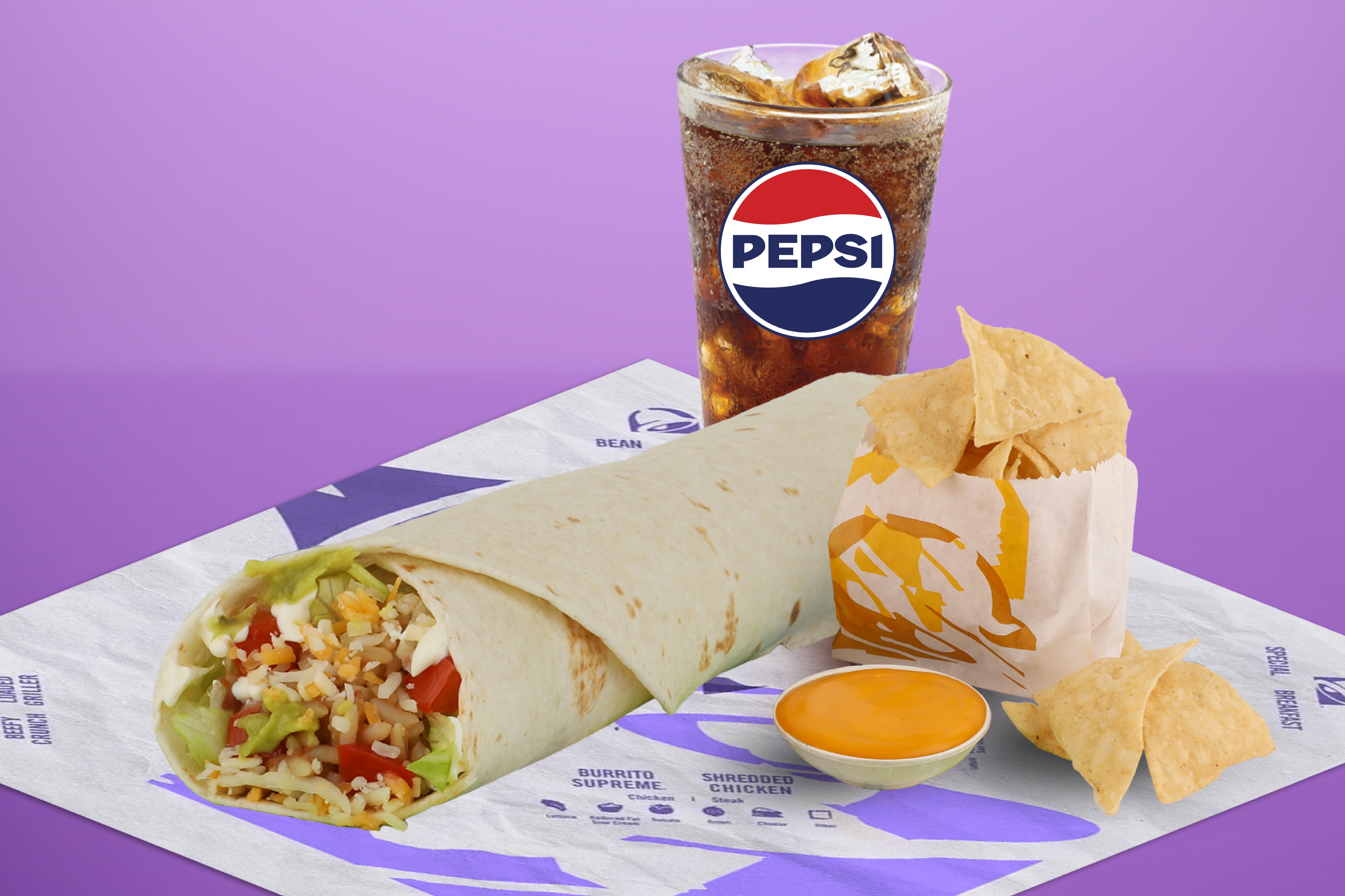 Veggie 7-Layer Burrito Meal