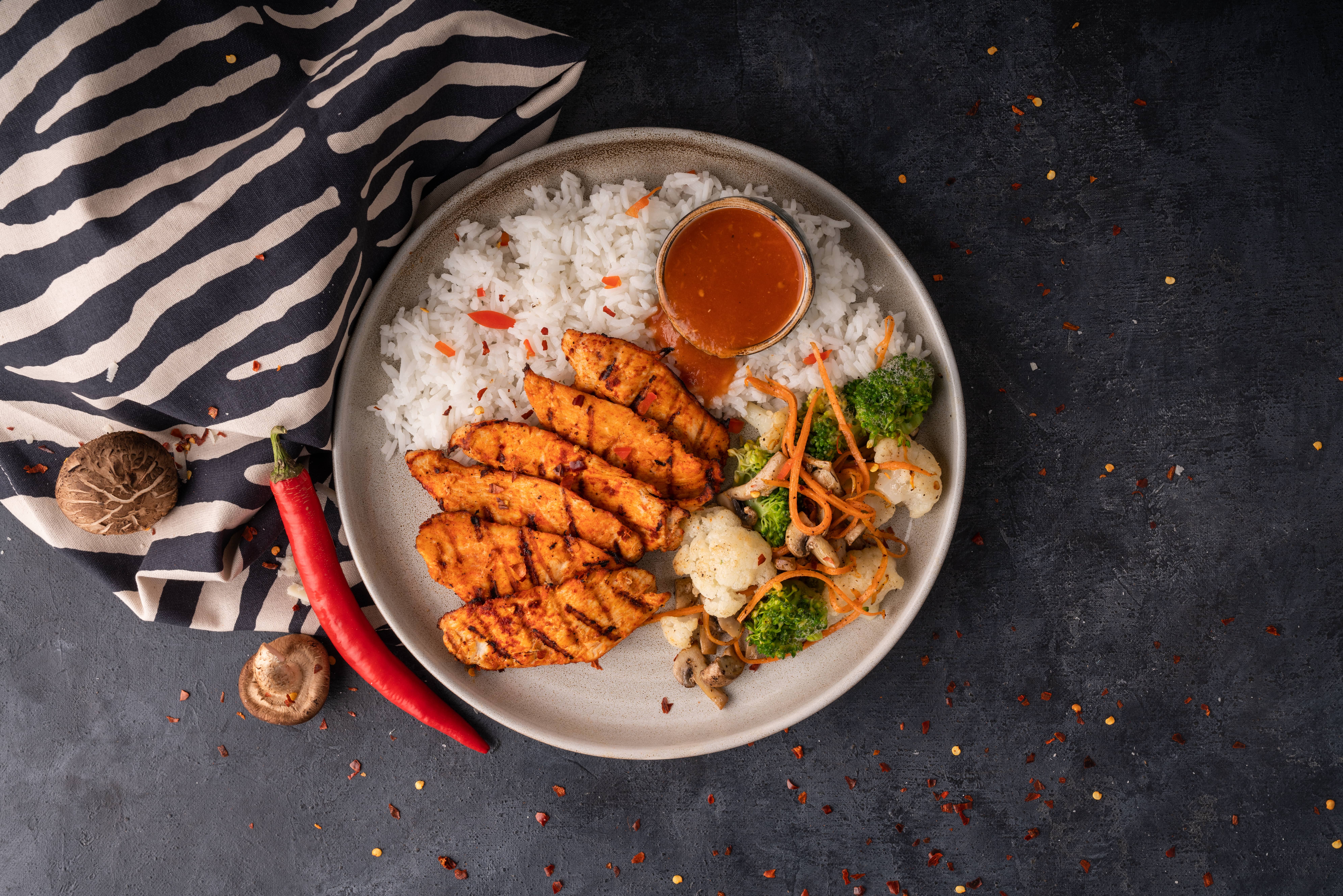 Flamed Chicken (Spicy)