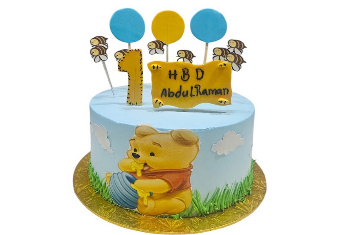 Barnie blue cake