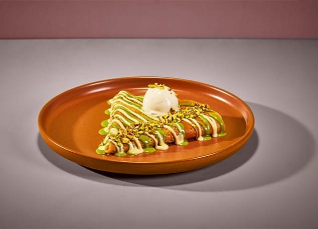 Pistachio & White Chocolate Crunch - Crepe