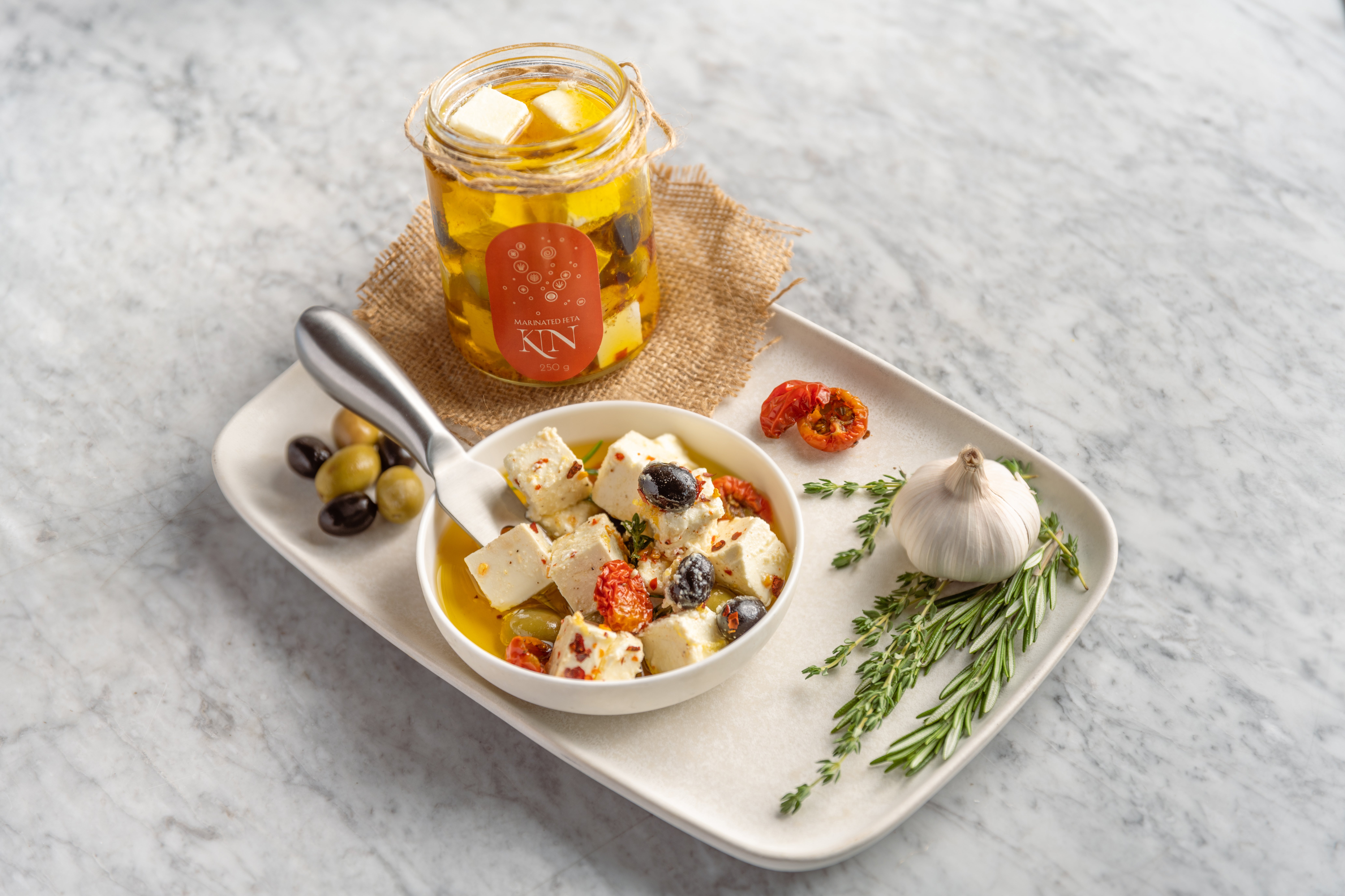 Herb Marinated Feta Cheese