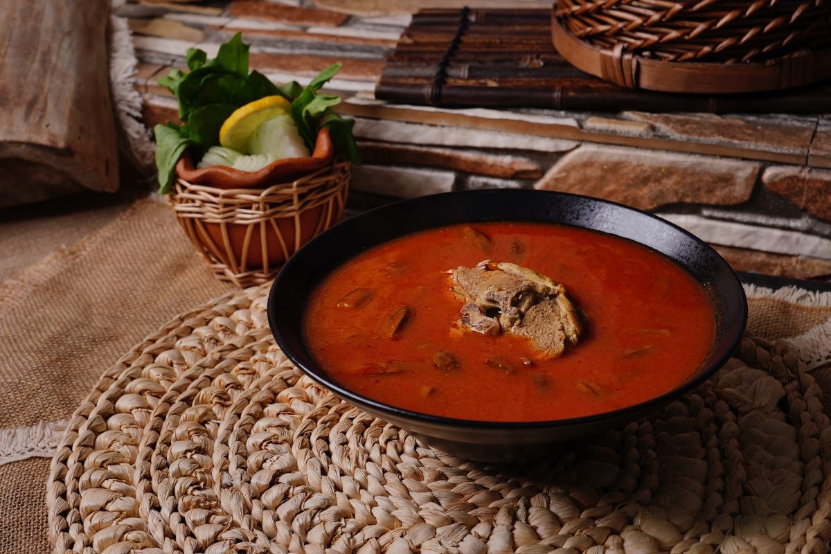 Okra Bouillon with Meat