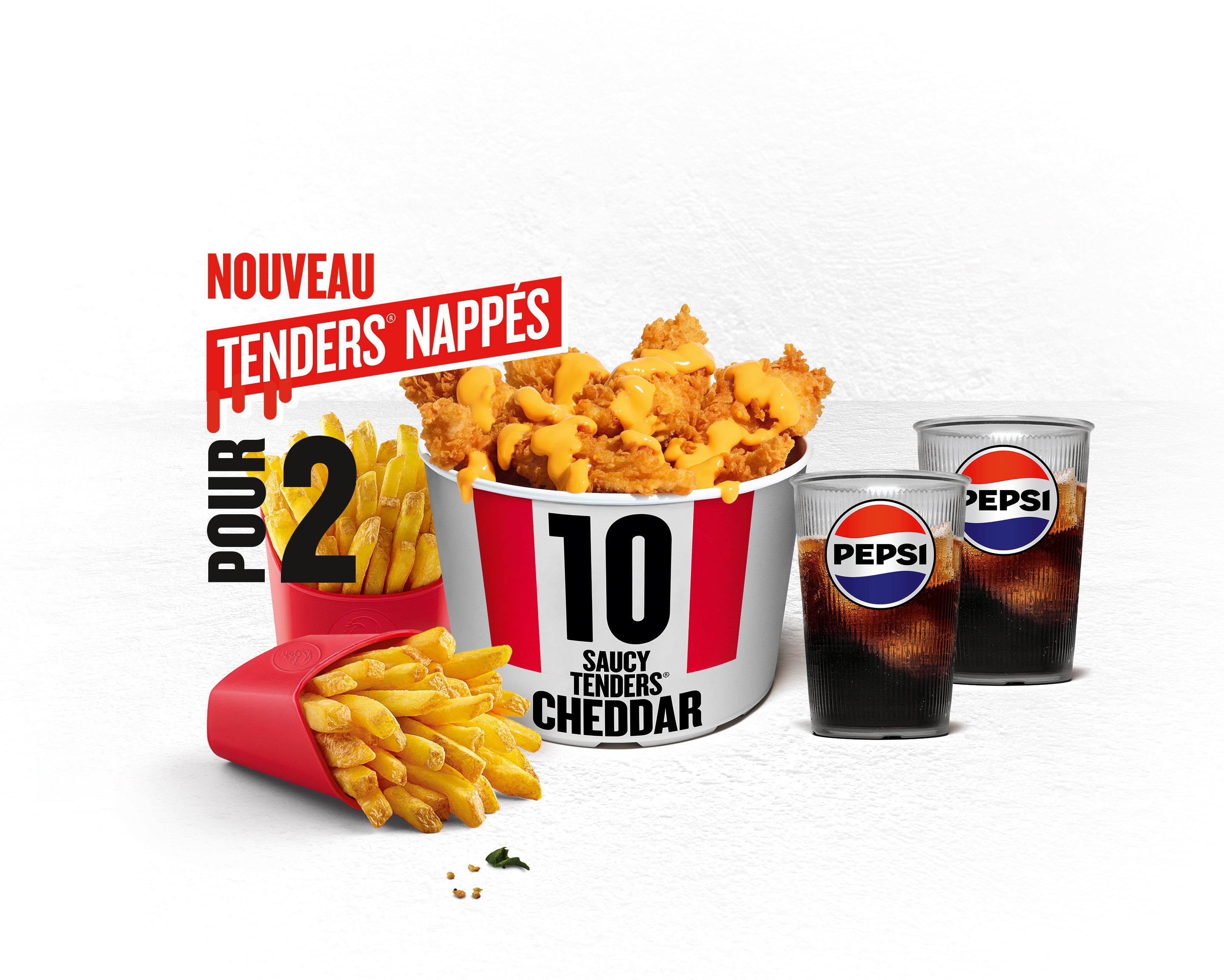 Menu 10 Saucy Tenders® Cheddar