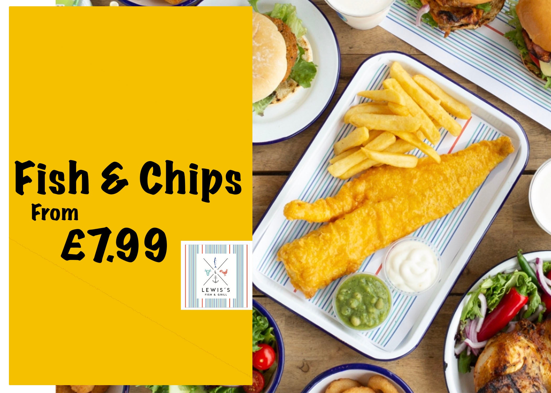 Lewis's Fish & Grill - Maidstone delivery from Maidstone Center - Order ...