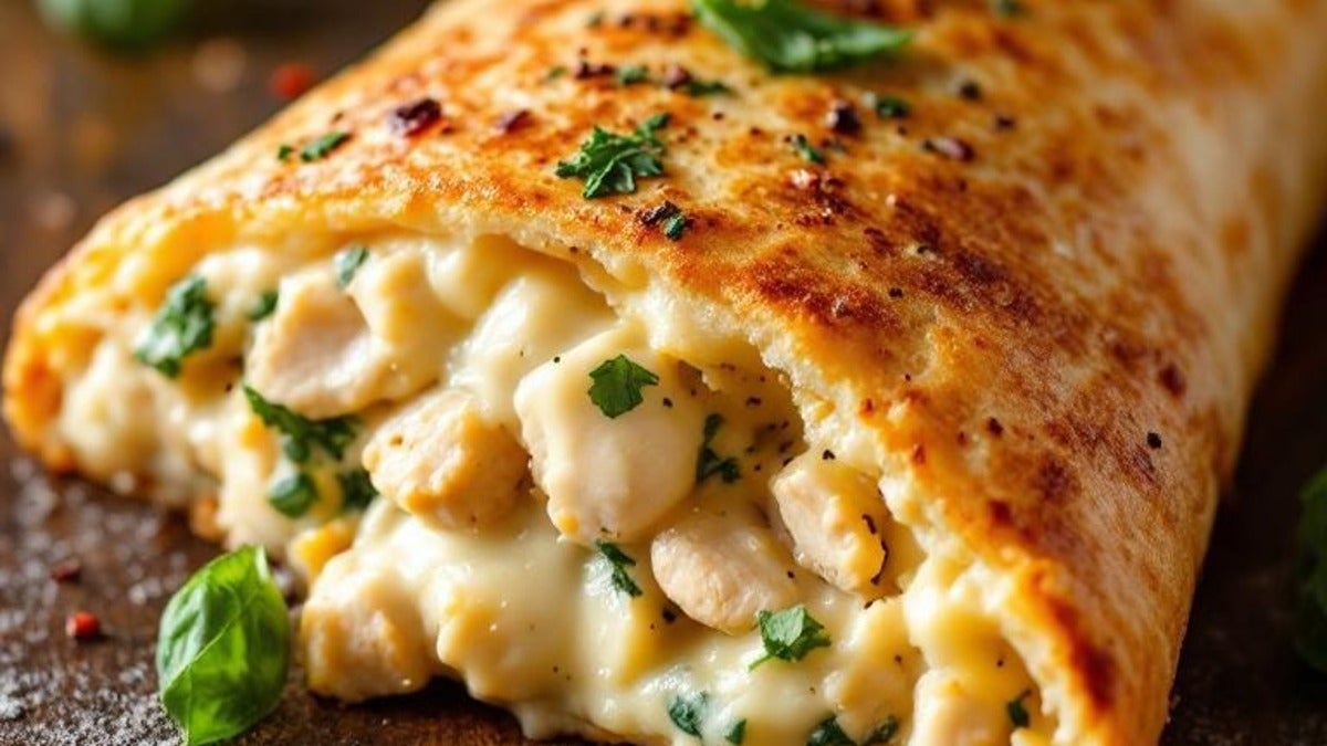 Poulet Boursin Calzone 🍗