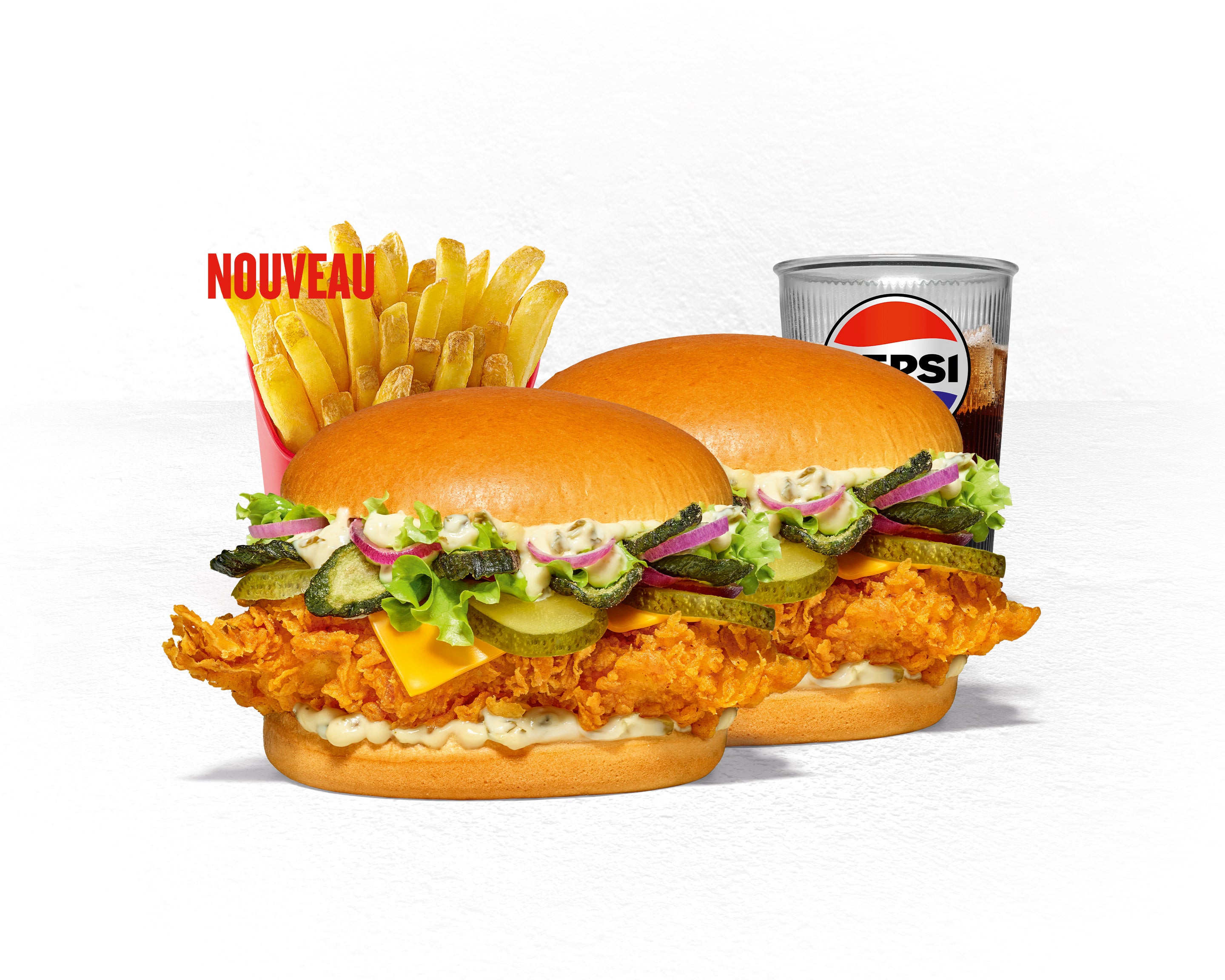 Menu Double Burgers