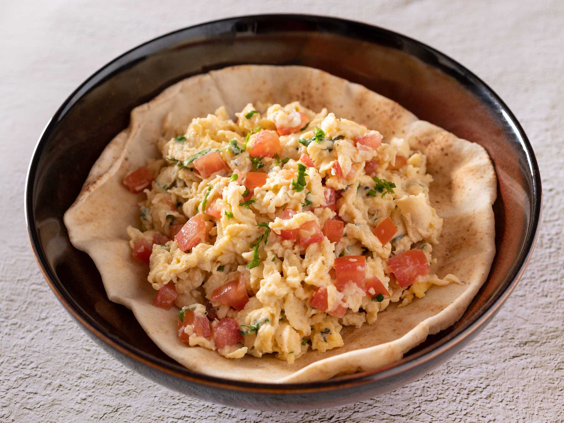 Scrambled Egg Tomato Bowl