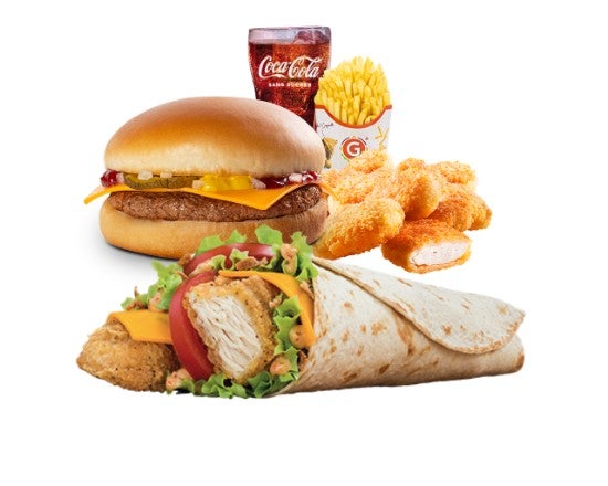 G4 (1 Wrap Tenders + 4 nuggets ou cheese)