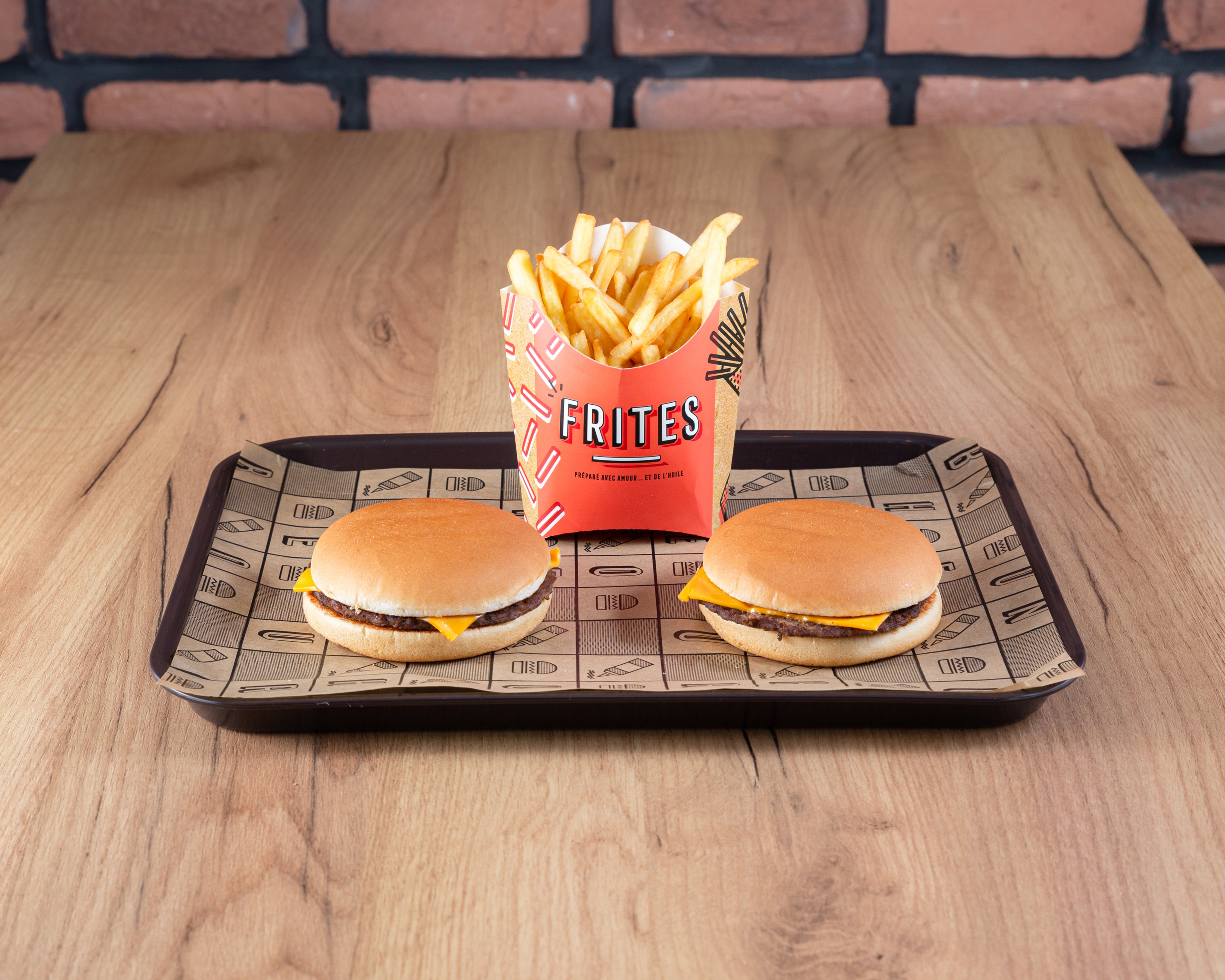 Menu B-1 burger