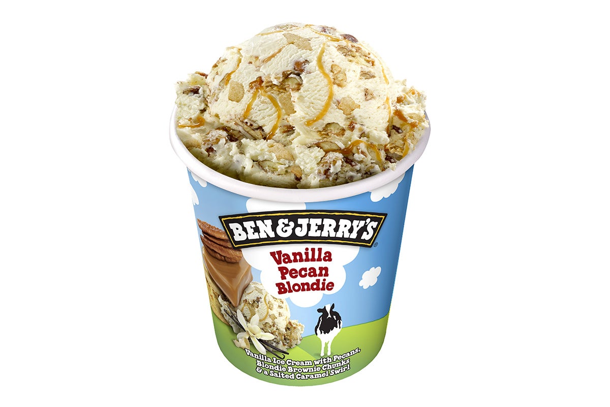 Ben & Jerry's Vanilla Pecan Blondie 465ml