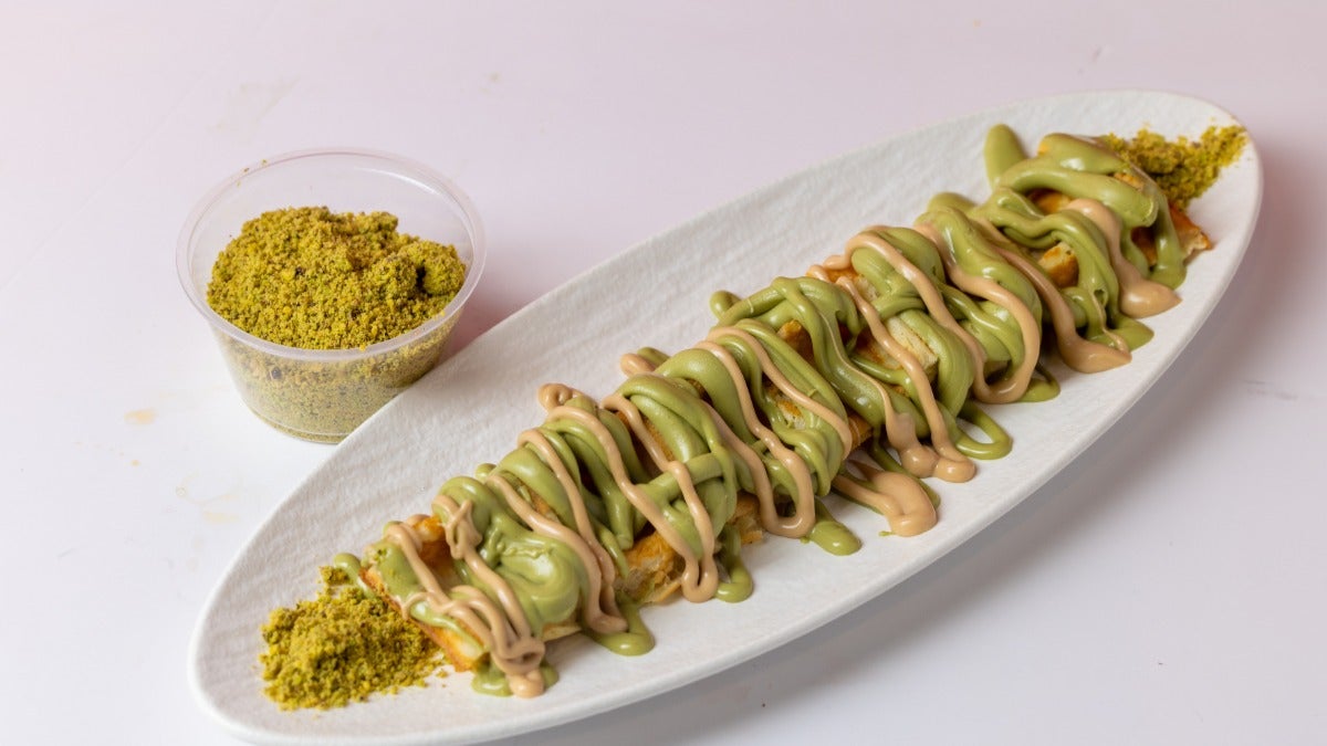 Pistachio Mini Waffle