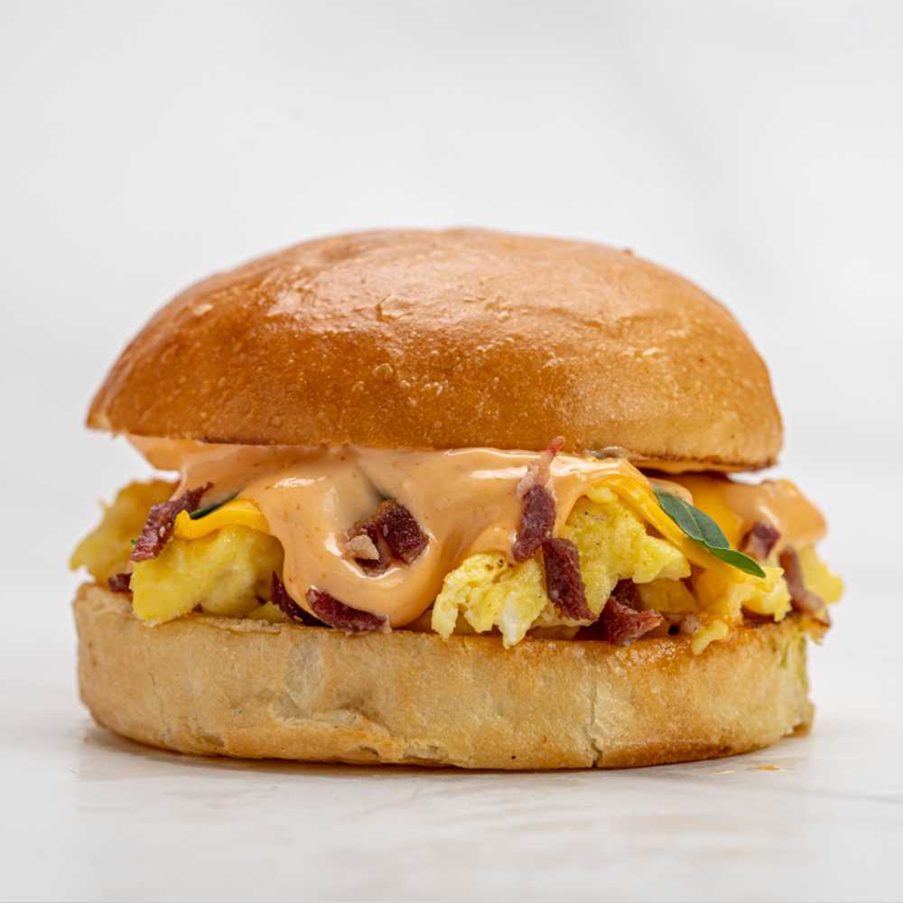 Egg Bacon Sandwich (Bun/Brioche)