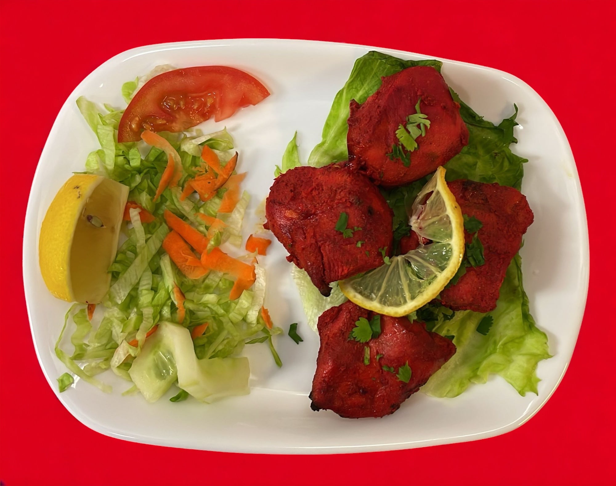 Plat agneau tikka massala "épicé"