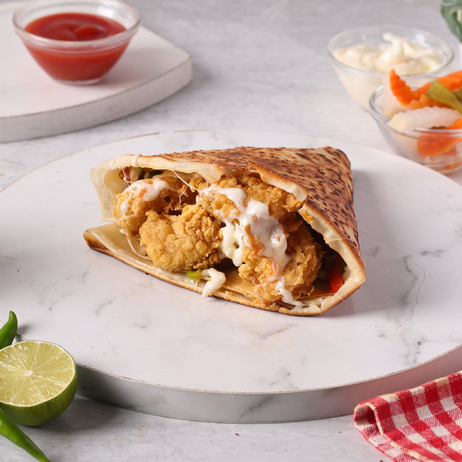 Shrimp Crepe
