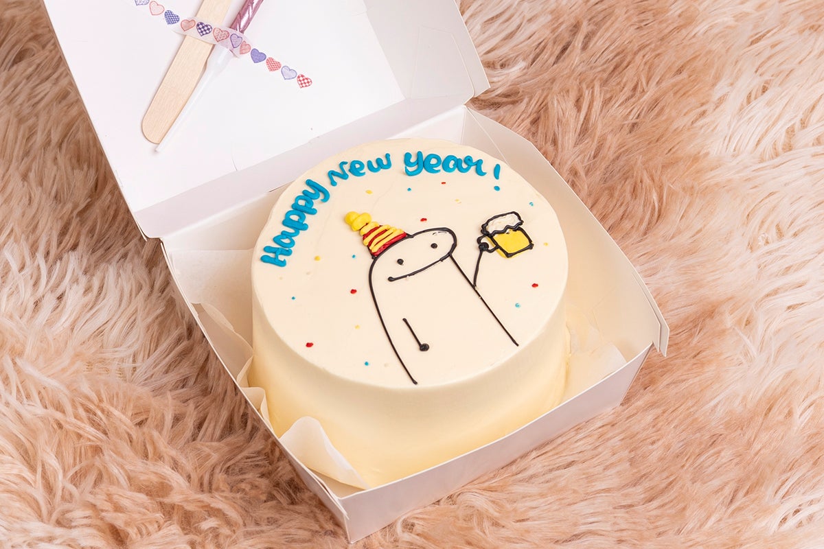 Sana Holding Cup New Year Cake