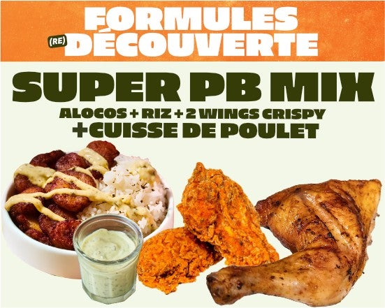 Menu Redécouverte Super PB Mix