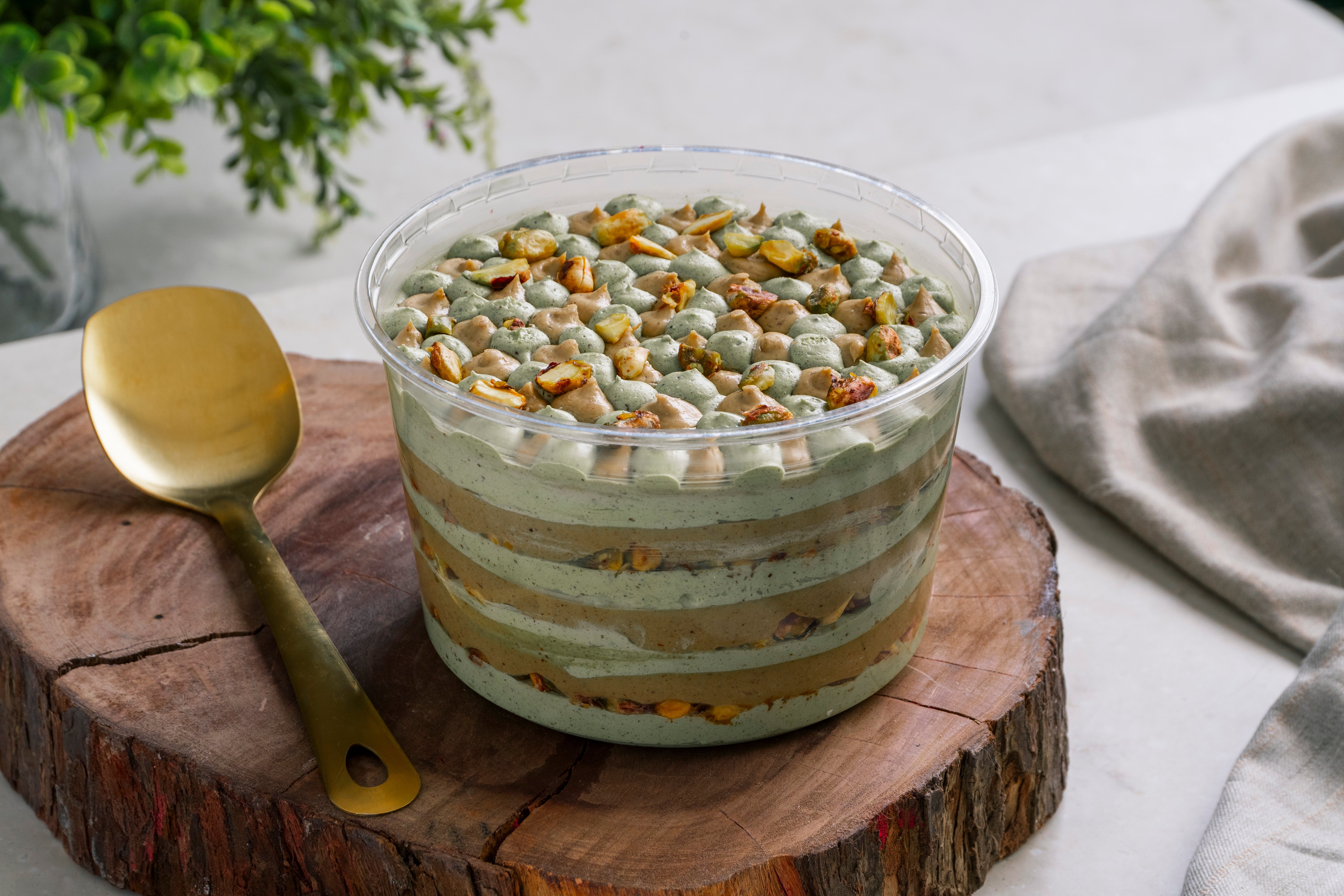 Pistachio Trifle