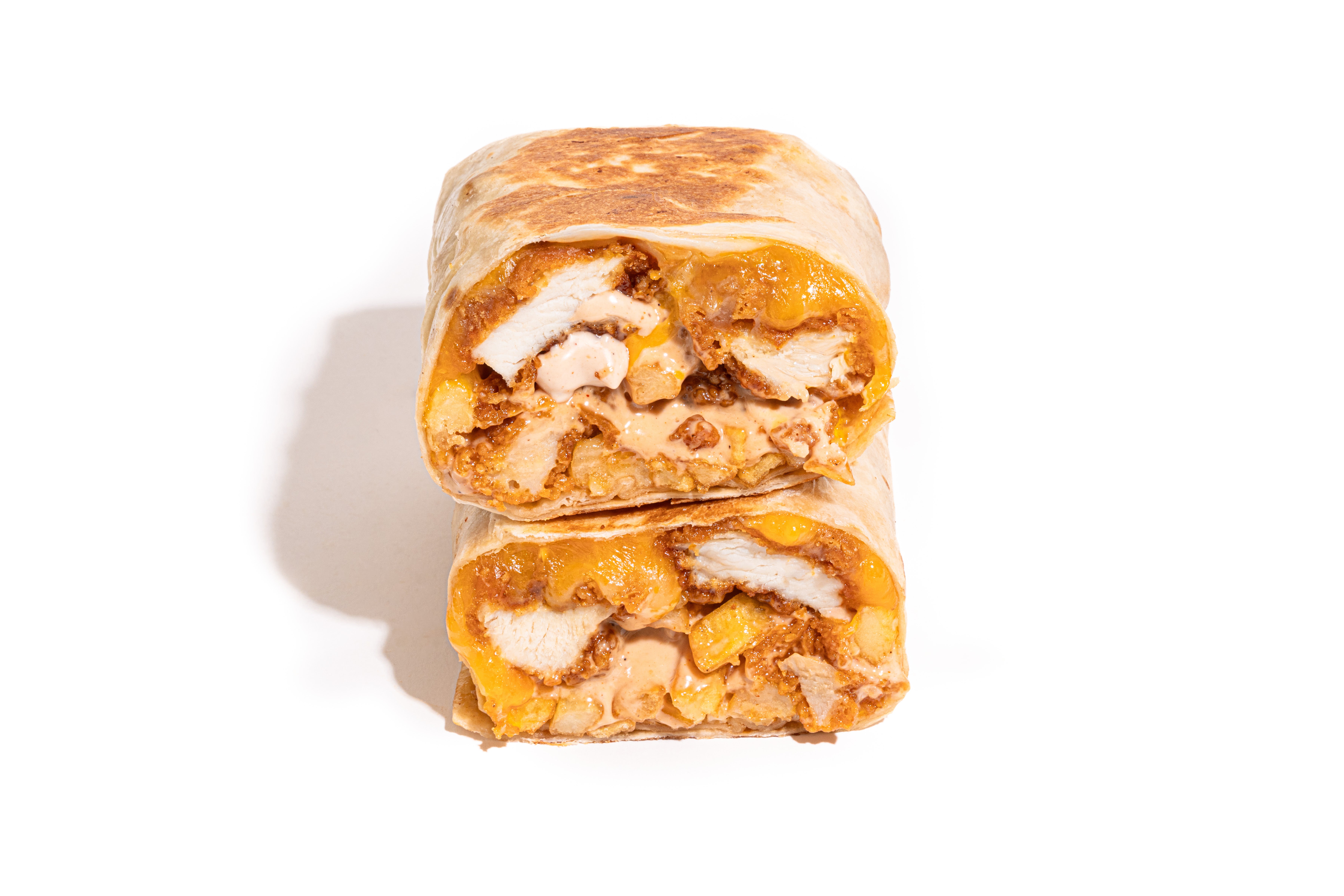 Crispy chicken Burrito