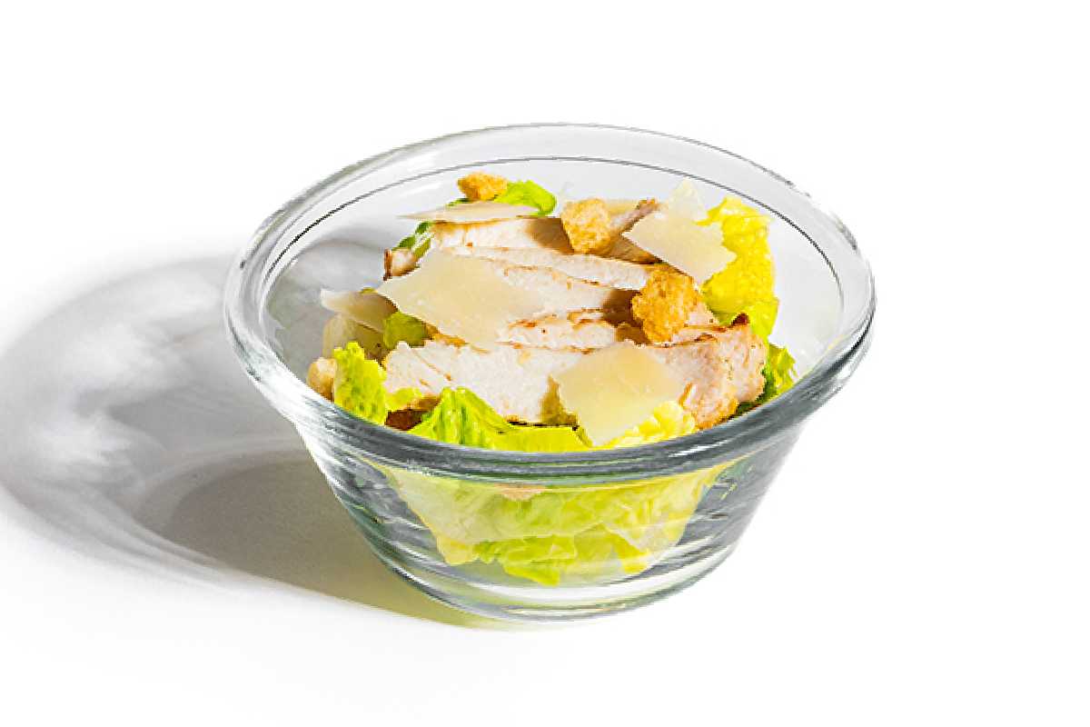 Mini Chicken Caesar Salad
