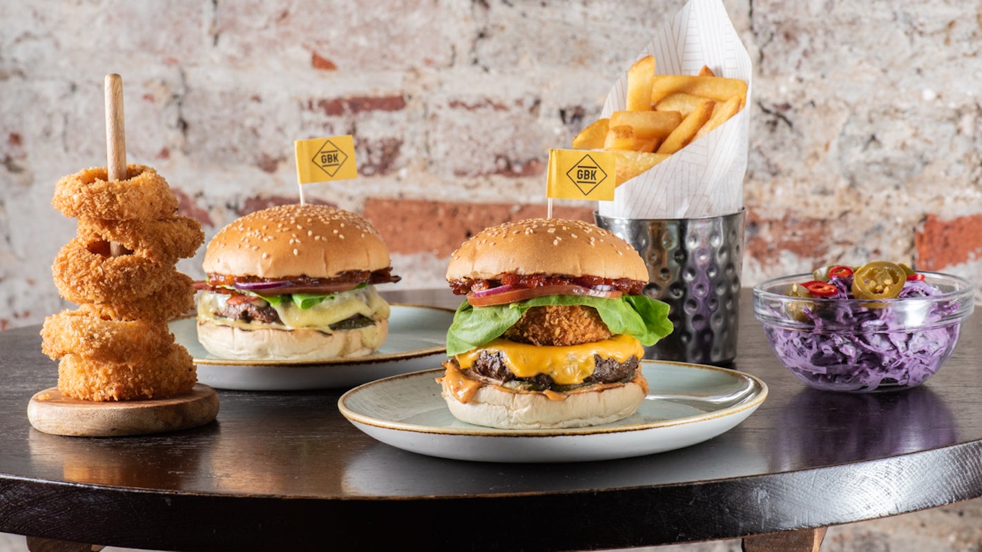 Gourmet Burger Kitchen (GBK) delivery from Trafford Park Order with
