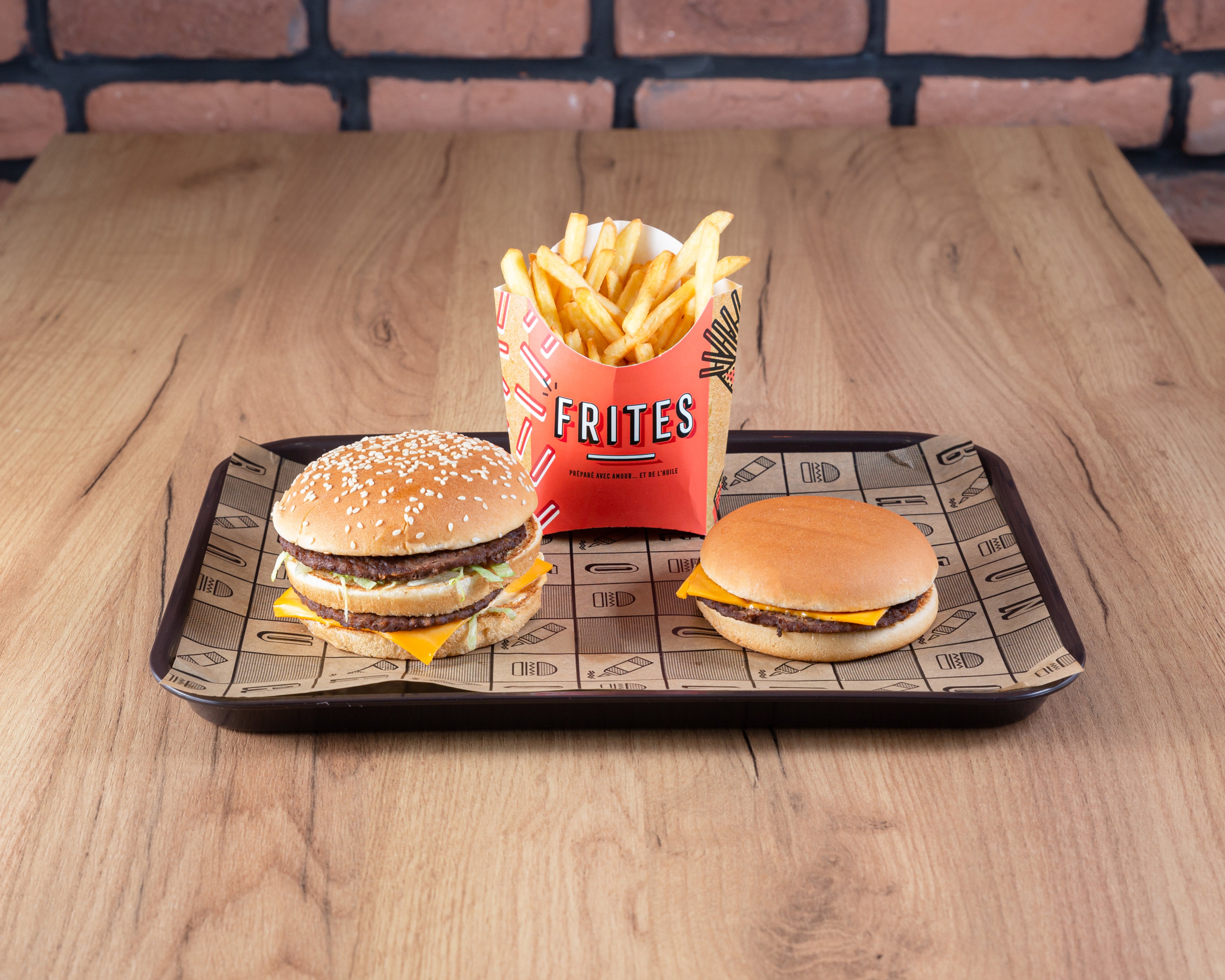 Menu B-3 burger
