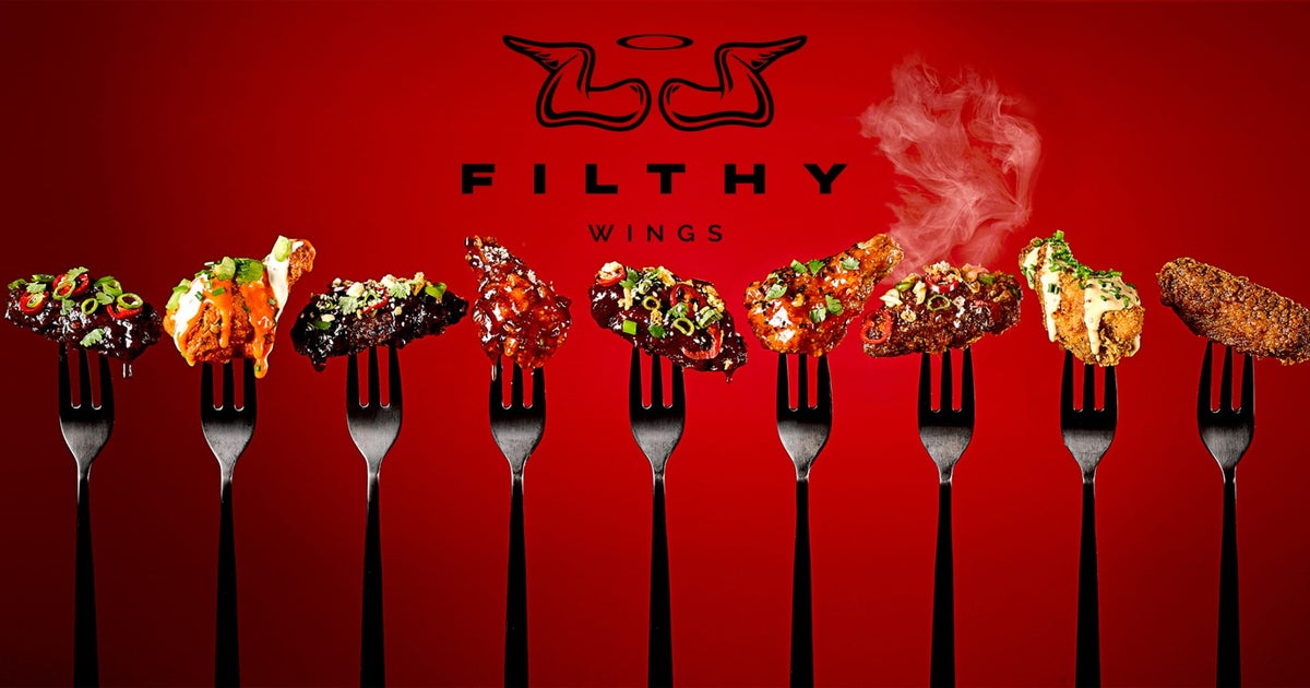 Filthy Wings Birmingham delivery from Aston and Dartmouth Circus