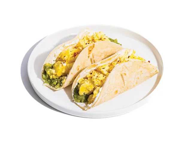 Guacamole Egg Tacos