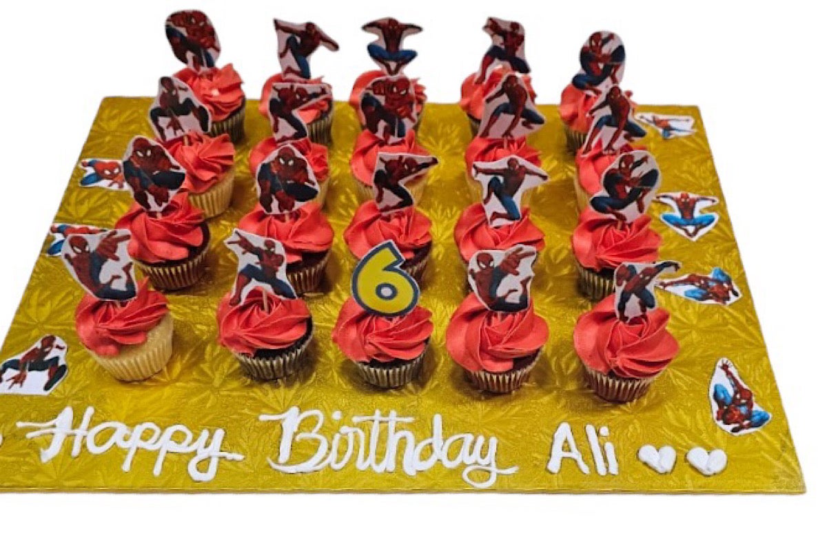 Spider mini cupcake