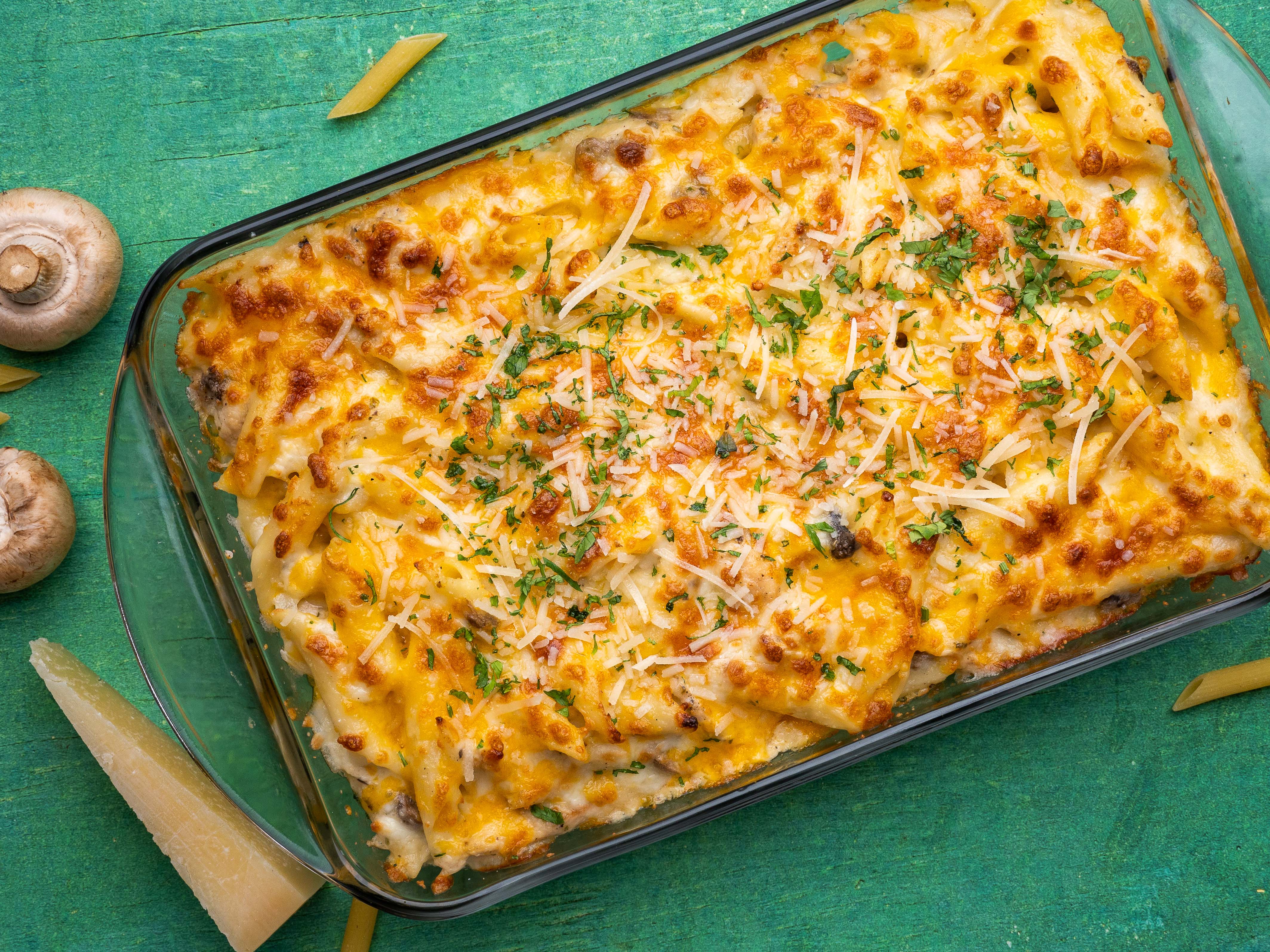 Gathering Baked Chicken Alfredo