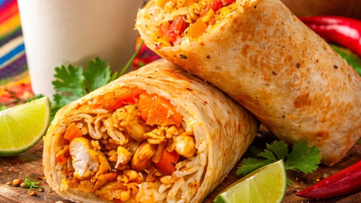 Le Spécial Chicken Burritos + Frites 🇲🇽