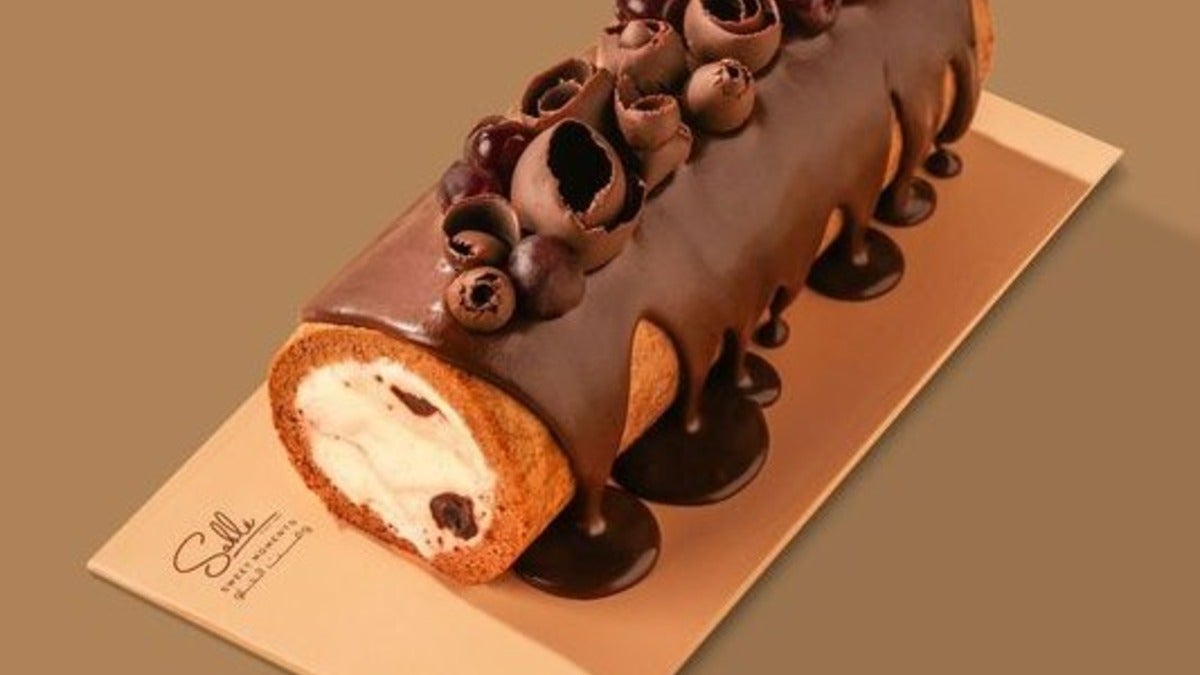 Black Forest Ice Cream Roll