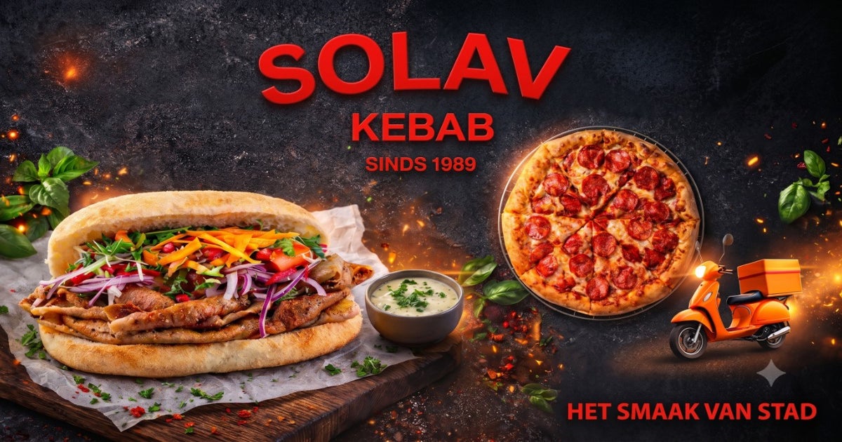 Solav Kebab delivery from Antwerpen Station - Order with Deliveroo