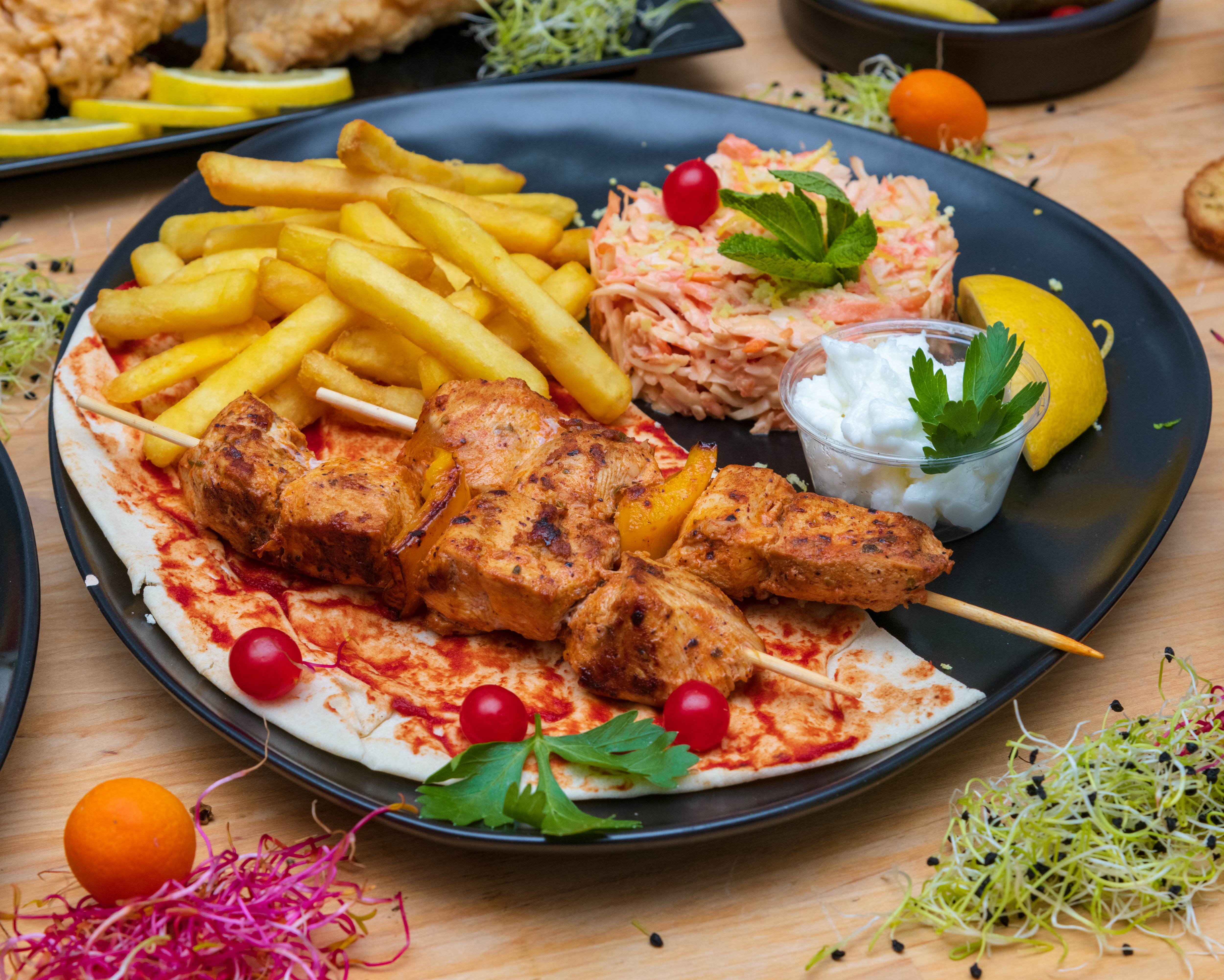 Brochettes taouk