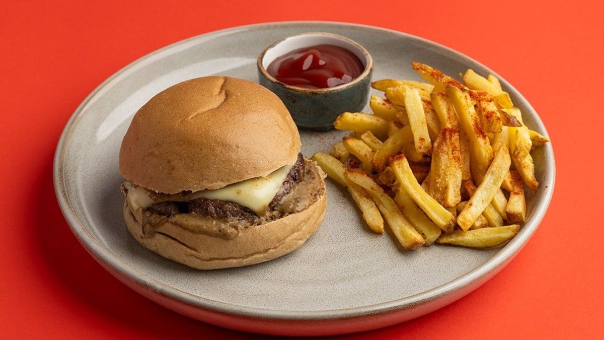 Mushroom Beef Burger