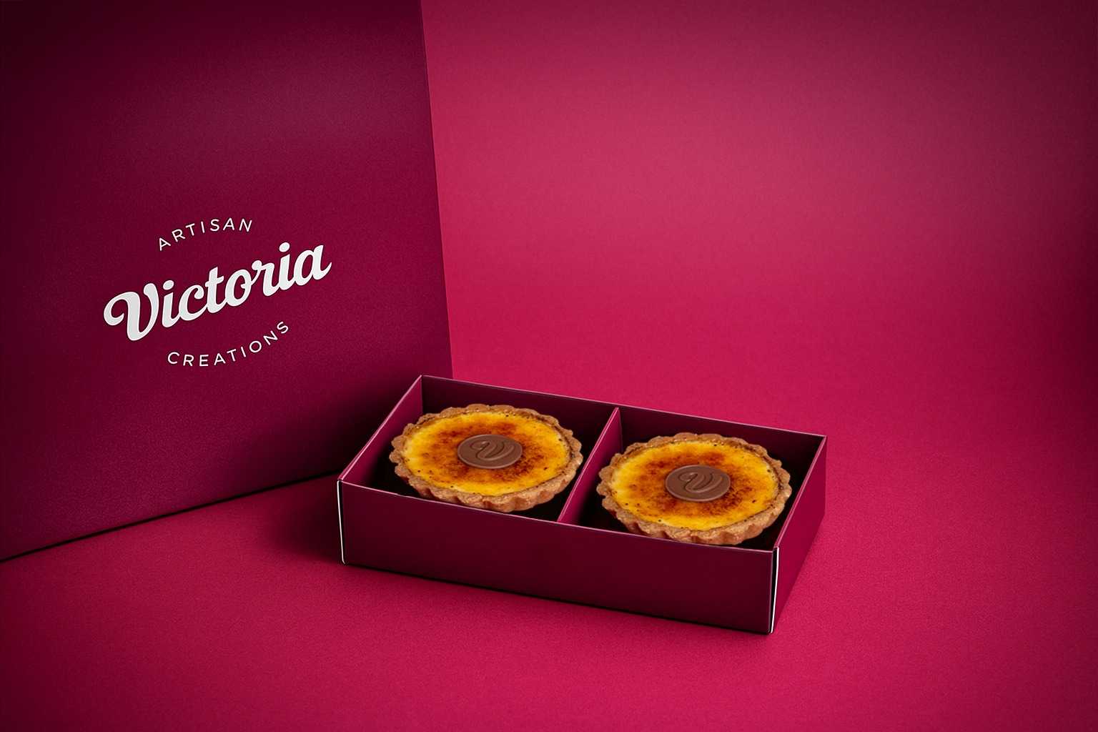 Victoria Double Box (Cream Brulee)
