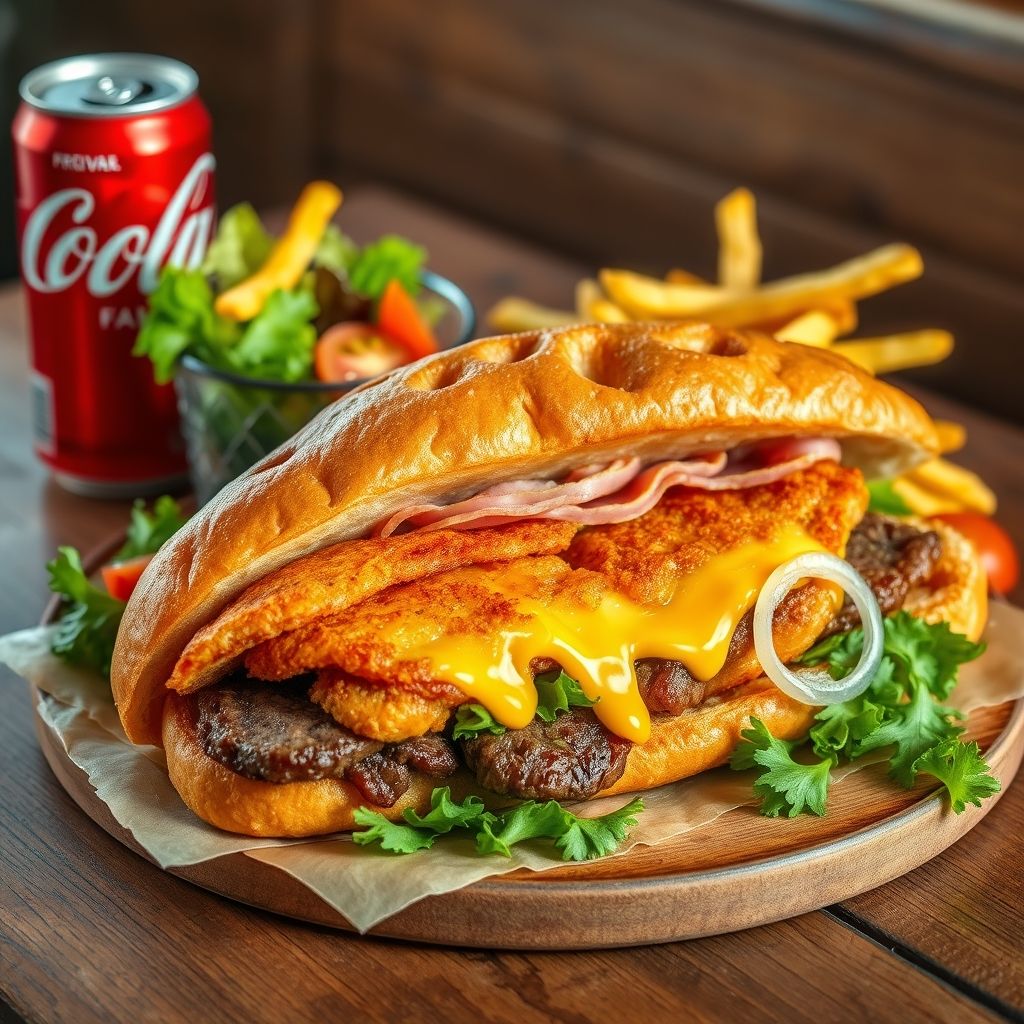 Menu sandwich radical