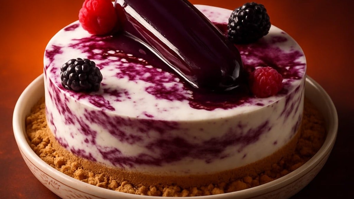 Mixed Berry Rocket Cake
