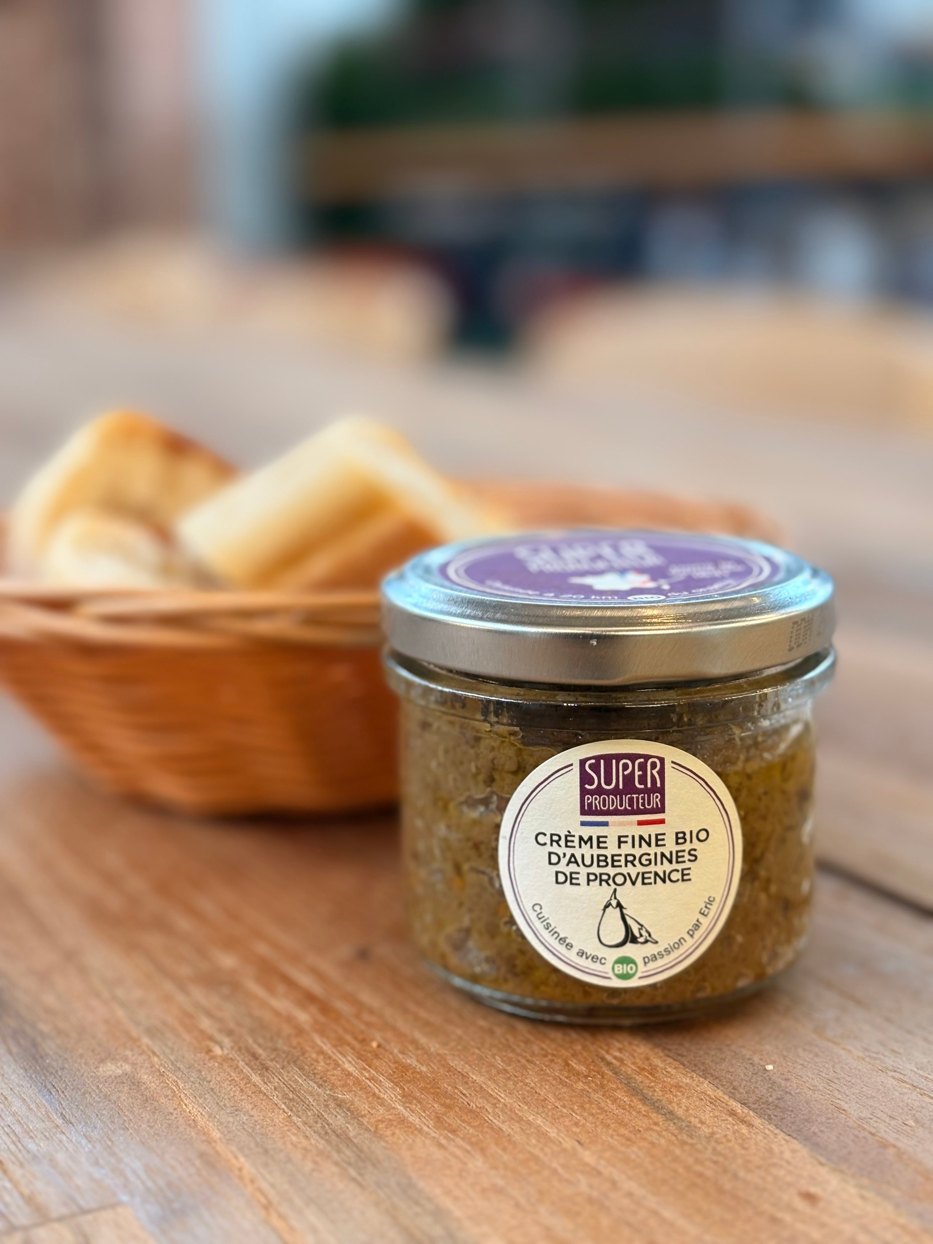 Crème fine bio d'aubergine de Provence