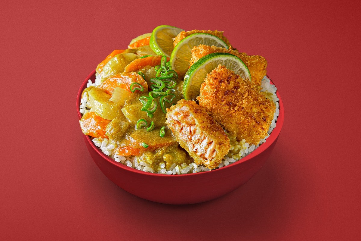 Curry crousty saumon