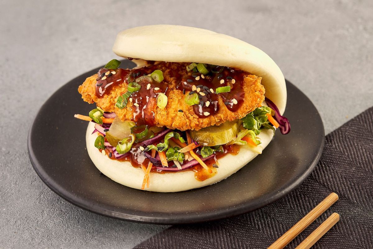 Korean BBQ Chicken Bao