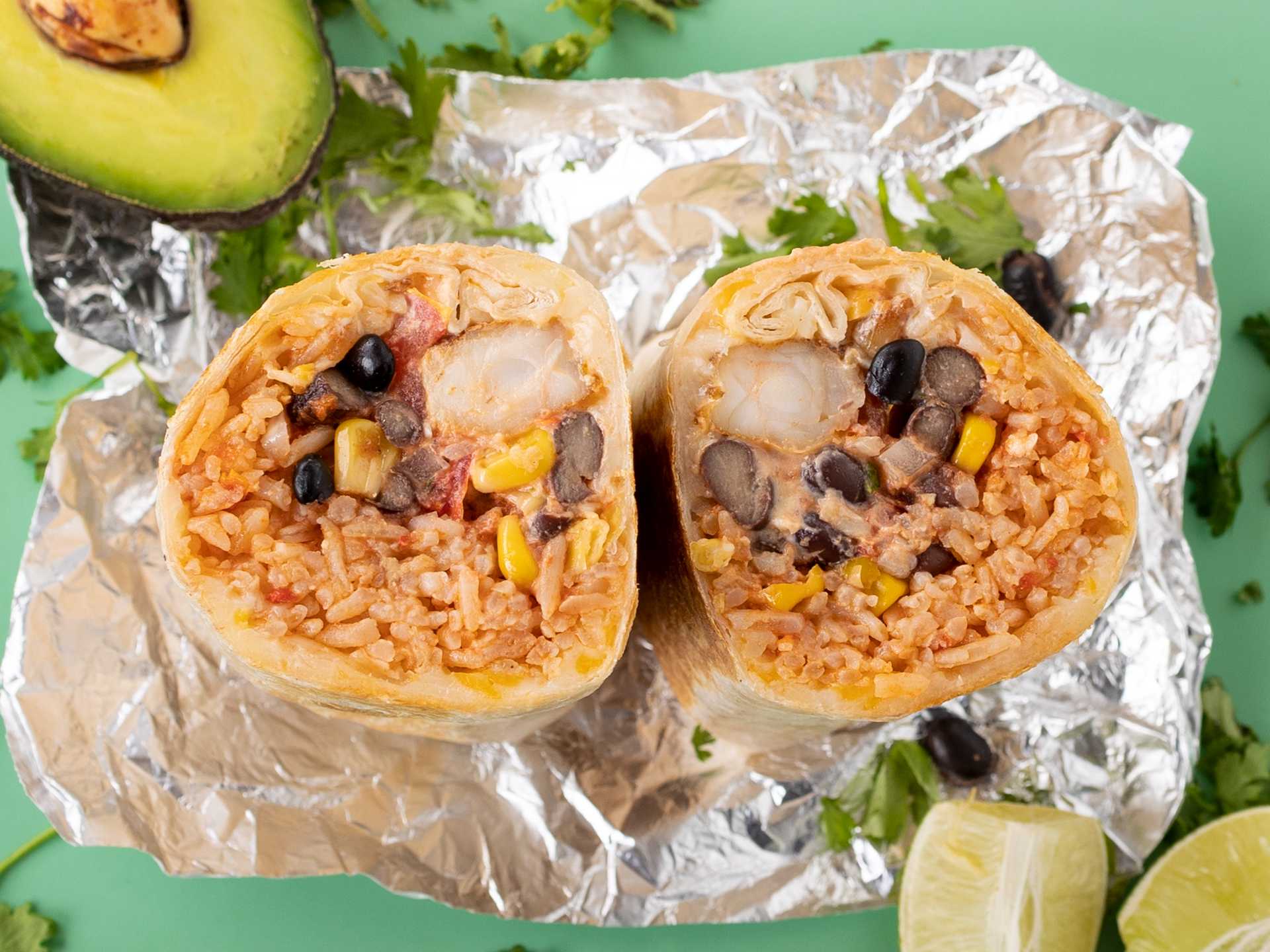 Grilled Shrimp Burrito